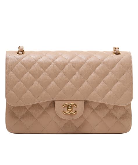 chanel beige jumbo